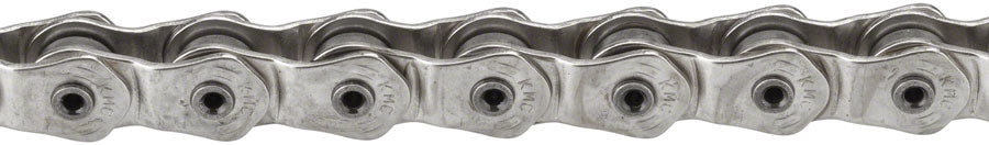 KMC HL1 Wide Chain - Single Speed 1/2" x 1/8" 100 Links Half Link Chain Silver