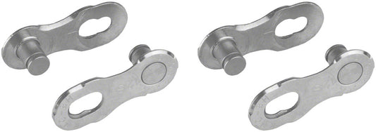 KMC MissingLink-12 Connector - 12-Speed Silver 2 Pairs/Card