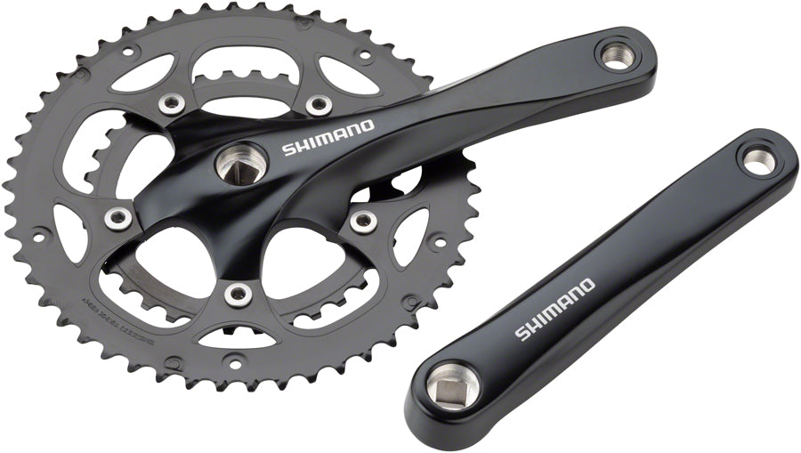 Shimano Claris FC-RS200 Crankset - 170mm 8-Speed 50/34t 110 BCD Square Taper JIS Spindle Interface BLK