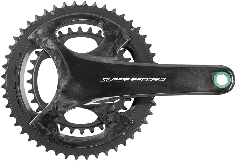 Campagnolo Super Record Wireless Crankset - 175mm 12-Speed 48/32t Campy 121/88 Asym BCD Ultra Torque Spindle Carbon