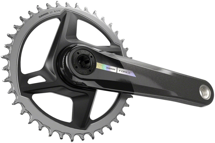 SRAM Force 1 Wide Crankset - 170mm 12-Speed 40t Direct Mount DUB Spindle Interface Iridescent Gray D2
