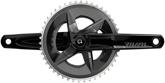 SRAM Rival AXS Crankset Quarq Power Meter - 175mm 12-Speed 48/35t Yaw 107 BCD DUB Spindle Interface BLK D1