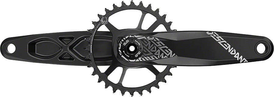 TruVativ Descendant 6K Aluminum Eagle Boost Crankset - 175mm 12-Speed 32t Direct Mount DUB Spindle Interface BLK