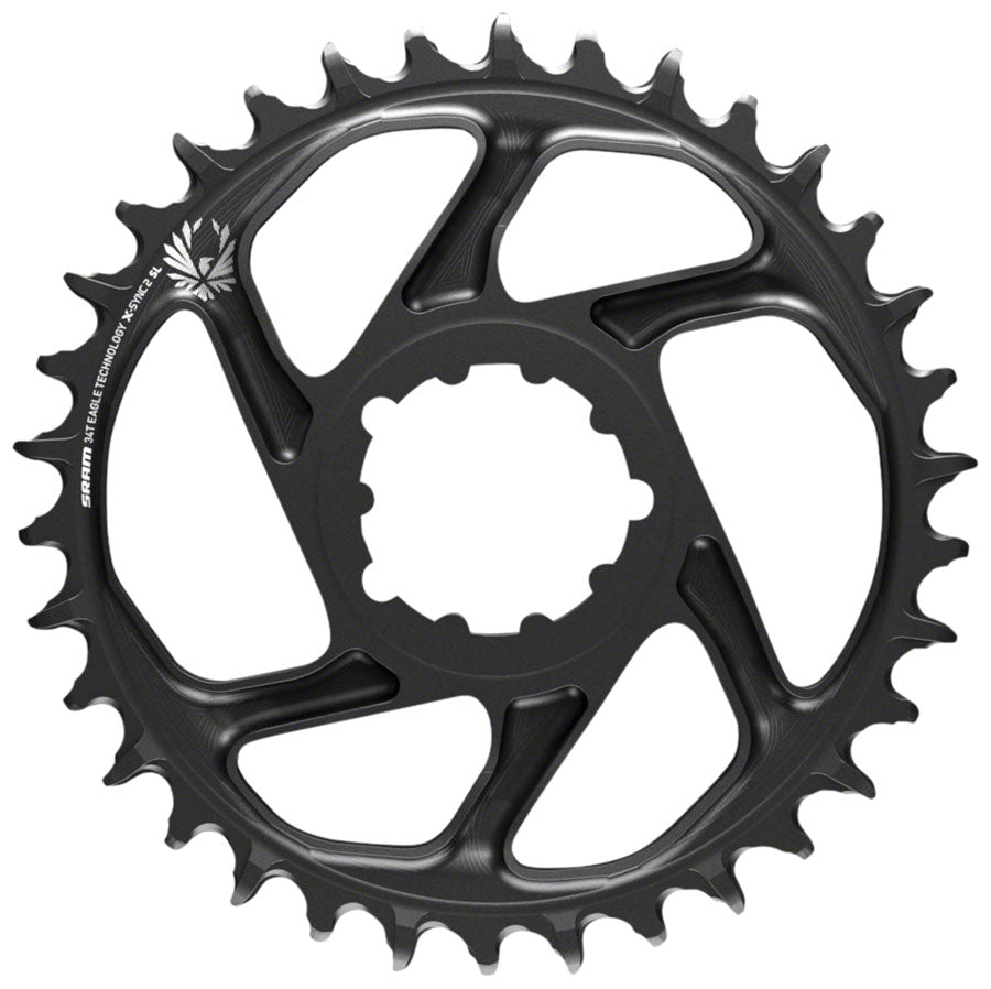 SRAM X-Sync 2 Eagle SL Direct Mount Chainring 32T Boost 3mm Offset BLK Gray Logo