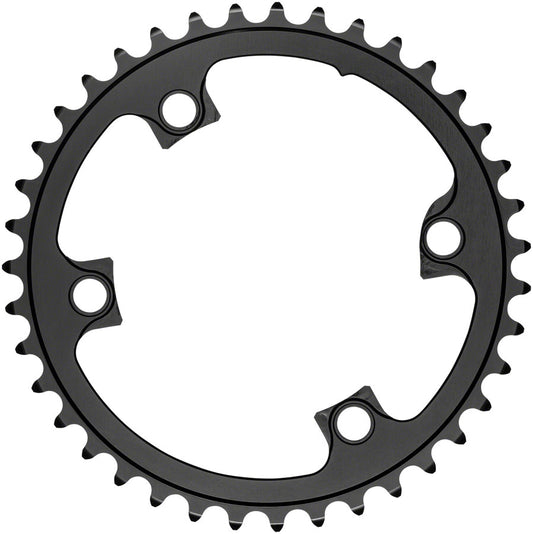 absoluteBLACK Premium Round 110 BCD Road Inner Chainring Shimano Dura-Ace 9100 - 38t 110 Shimano Asymmetric BCD 4-Bolt BLK