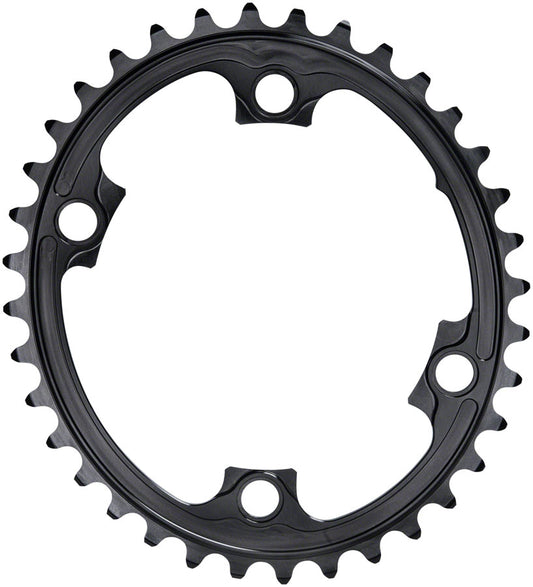 absoluteBLACK Premium Oval 110 BCD Road Inner Chainring Shimano Dura-Ace 9000 - 36t 110 Shimano Asymmetric BCD 4-Bolt BLK