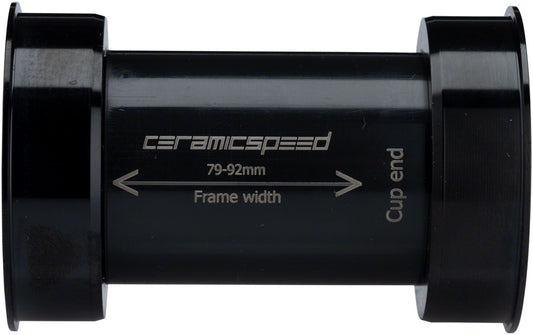 CeramicSpeed EVO386 Bottom Bracket - 86mm 24mm Spindle Black