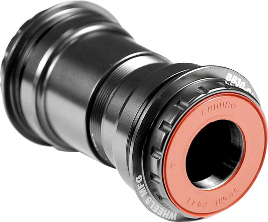 Wheels Manufacturing BB30 to SRAM Bottom Bracket Angular Contact Bearings BLK Cups