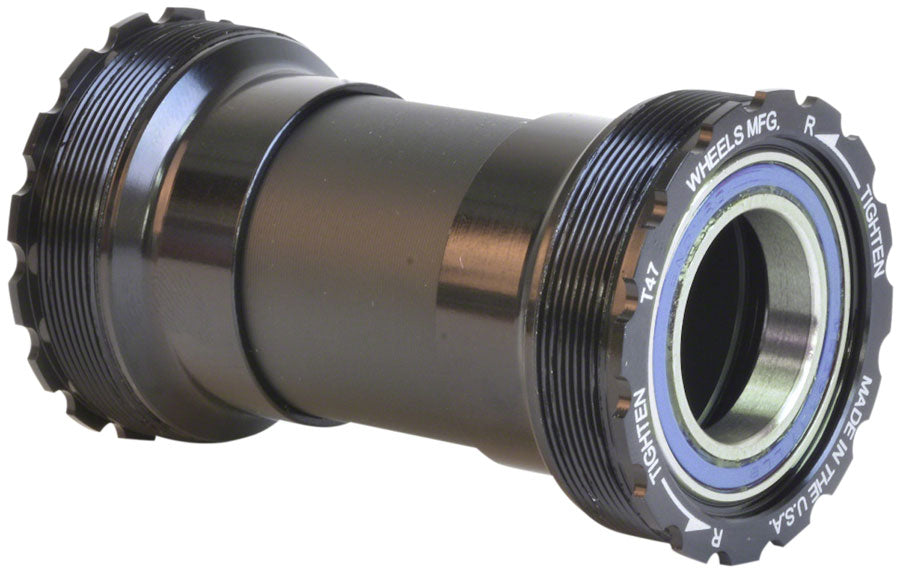 Wheels Manufacturing T47 Inboard Bottom Bracket 22/24mm SRAM/GXP Spindles ABEC-3 Bearings