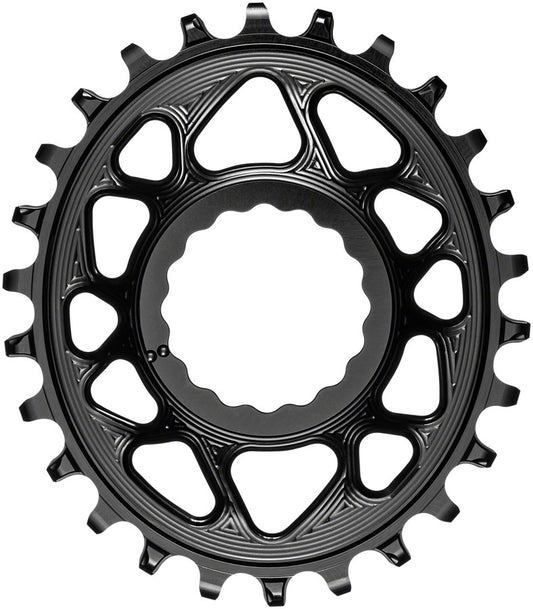 absoluteBLACK Oval Narrow-Wide Direct Mount Chainring - 26t CINCH Direct Mount 3mm Offset BLK