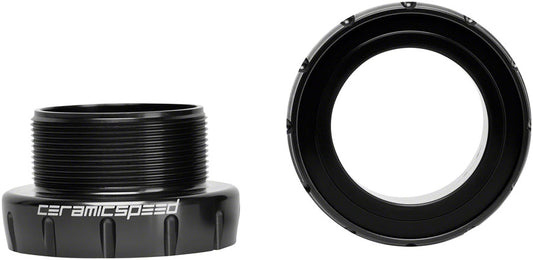 CeramicSpeed BSA Road Bottom Bracket - DUB Road Spindle Coated Races Black