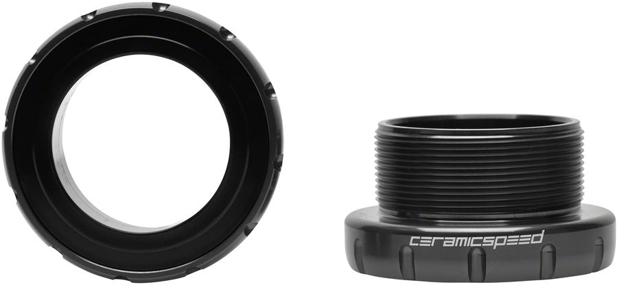 CeramicSpeed Italian Road Bottom Bracket - DUB Road Spindle Coated Races BLK