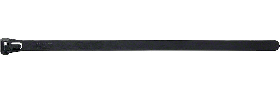 Wheels Manufacturing Re-Usable Zip Ties - Black 200 x 7.4mm 100ct
