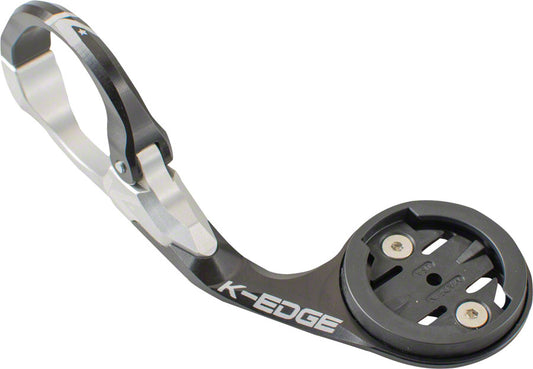 K-EDGE Garmin Race Handlebar Mount: 31.8mm Black/Silver