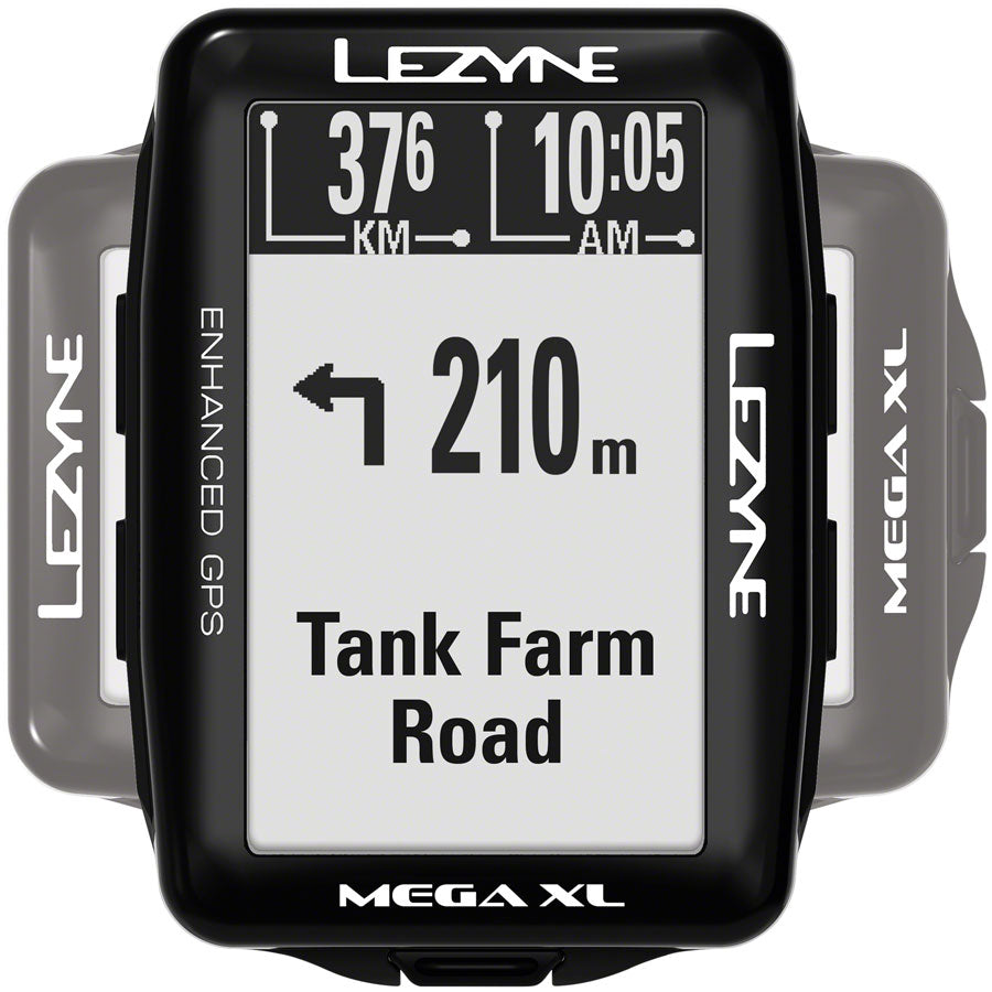Lezyne Mega XL GPS Bike Computer - GPS Wireless Black