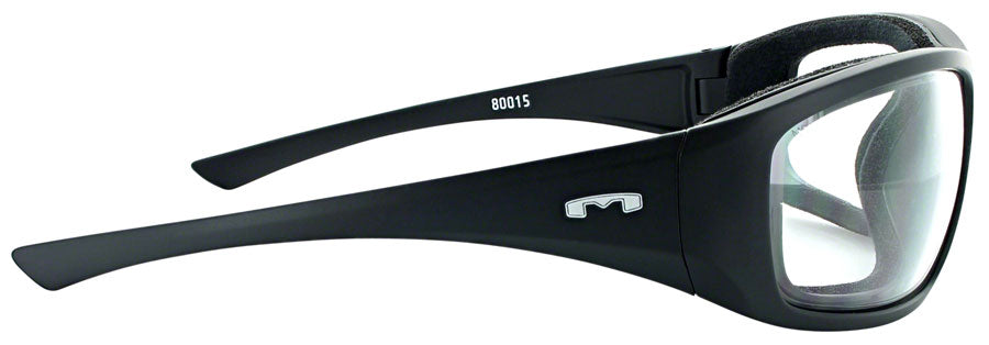 Mountain Shades Roadhenge Safety Glasses - Matte Black Clear Lens