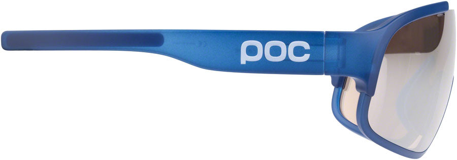 POC Crave Sunglasses - Transparent Blue Brown/Silver Mirror