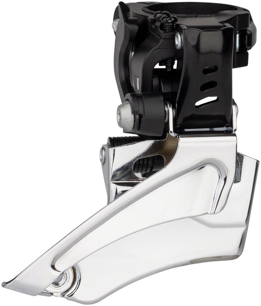 microSHIFT Marvo LT Front Derailleur - 8-Speed Double 38t Max High-Mount Band Clamp Shimano Compatible