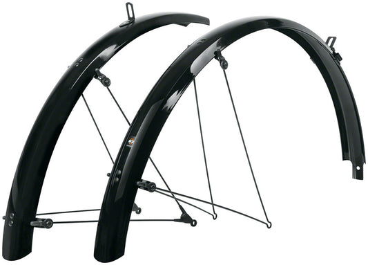 SKS B53 Bluemels Full Coverage Fender Set - 53mm 26 x 1-1.9" Black