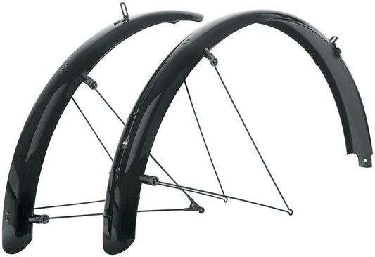 SKS B65 Bluemels Full Coverage Fender Set - 65mm 27.5/29/700 x 2.25  Black