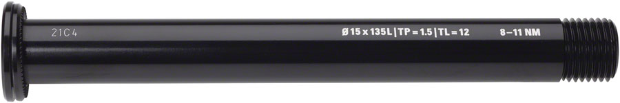 WHISKY No.9 Thru Bolt - 15mm 135mm P1.5 TL12 Black