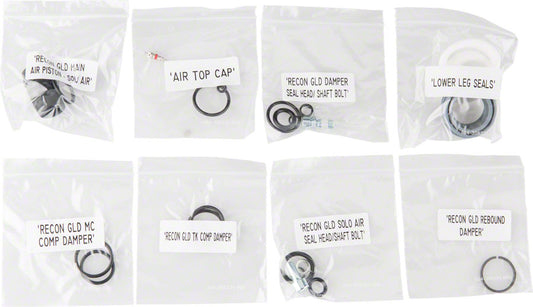 RockShox Fork Service Kit Full: Recon Gold (2013-2016) Solo Air