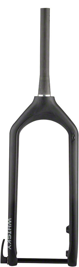 WHISKY No.9 Fat Fork - 15 x 150mm Thru-Axle 1.5" Tapered Carbon Steerer Post Mount Disc 51mm Offset Matte BLK