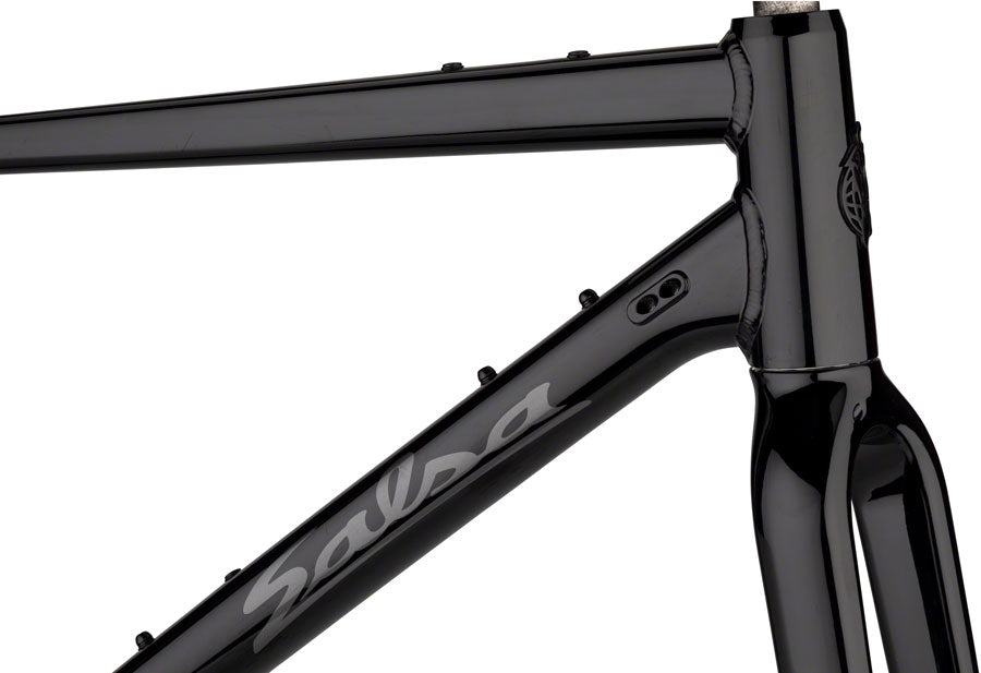 Salsa Journeyer Drop Bar Frameset - 700c/650b Aluminum Black 51cm