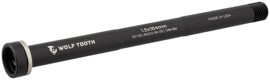 Wolf Tooth Rear Thru Axle - M12 1.5 x 164mm Black