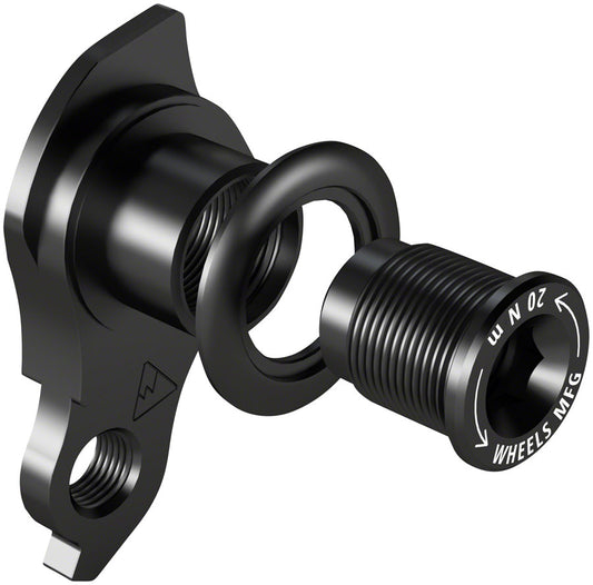 Wheels Manufacturing Universal Derailleur Hanger - 487 For Trek ABP MTB Frames designed to accept SRAM UDH BLK