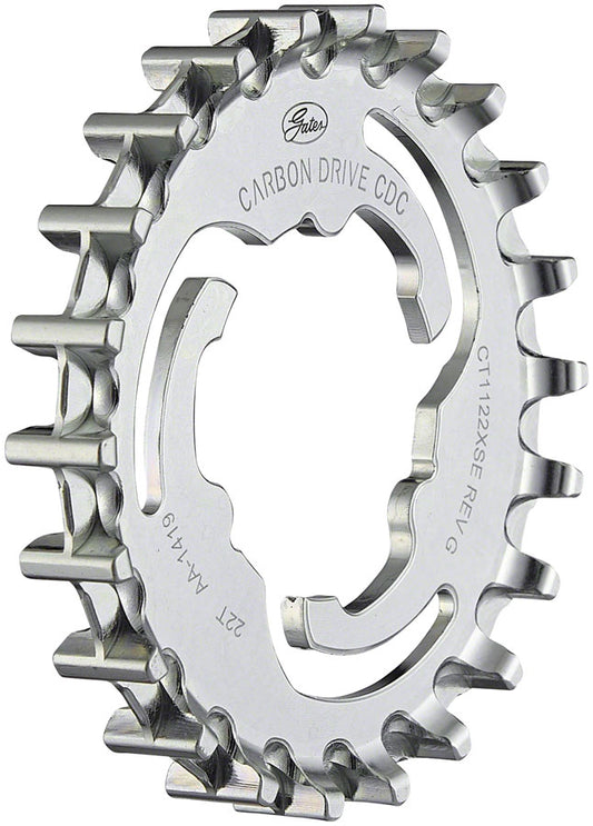 Gates Carbon Drive CDC CenterTrack 3-Lobe SureFit™ Rear Sprocket - 24t Shimano/SRAM 3-Lobe Gray