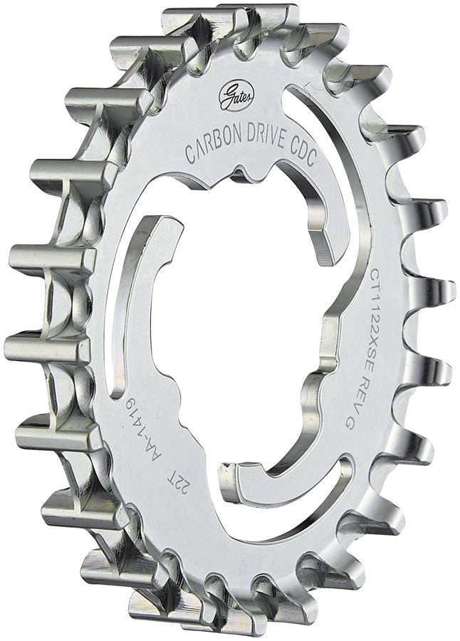 Gates Carbon Drive CDC CenterTrack 3-Lobe SureFit™ Rear Sprocket - 22t Shimano/SRAM 3-Lobe Gray