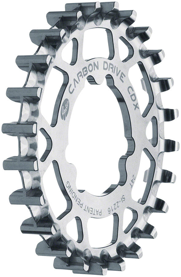 Gates Carbon Drive CDX CenterTrack Rear Sprocket - 24t For Sturmey-Archer 31.85mm 3-Lobe Silver