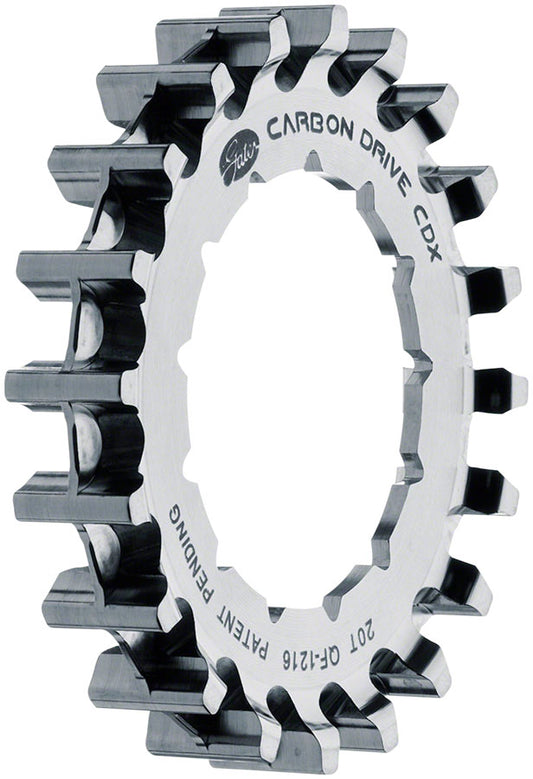Gates Carbon Drive CDXEXP Centerlock Rear Sprocket - 20t Rohloff Splined Silver