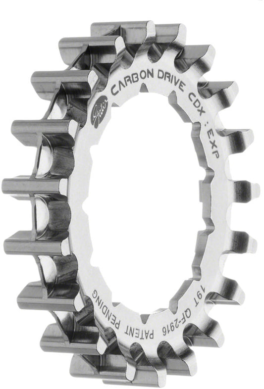 Gates Carbon Drive CDXEXP Centerlock Rear Sprocket - 19t Rohloff Splined Silver