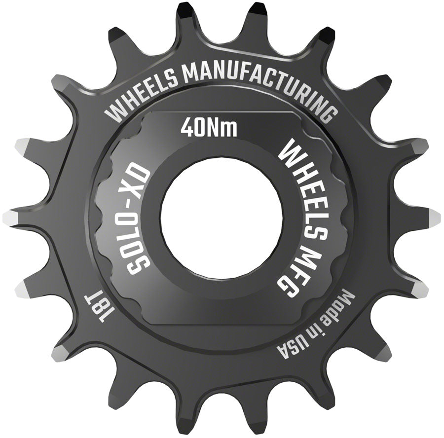 Wheels Manufacturing SOLO-XD XD/XDR Single Speed Conversion Kit - 18t For SRAM XD/XDR Freehub Red