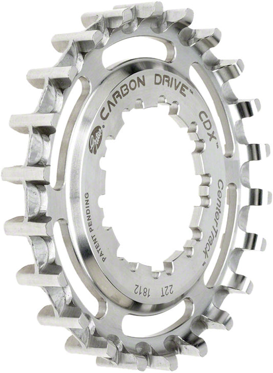 Gates Carbon Drive CDX CenterTrack Freehub 9-Spline Rear Sprocket - 24t Shimano 9-Spline Silver