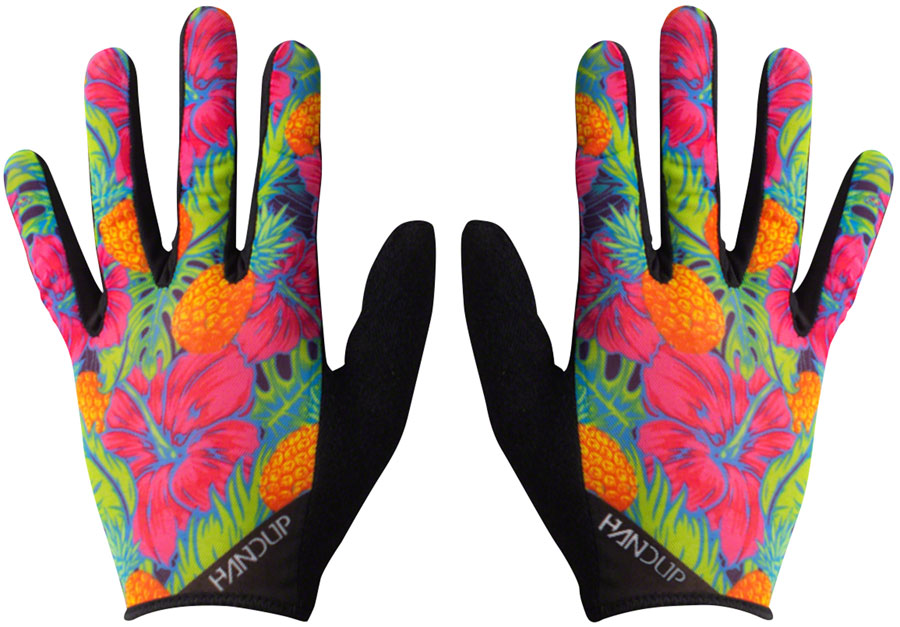 Handup Vented Gloves - Pineapples Carribbean Full Finger Small