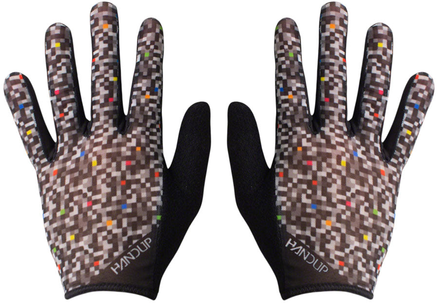 Handup Vented Gloves - Pixelated Full Finger Small