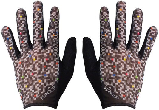 Handup Vented Gloves - Pixelated Full Finger Medium
