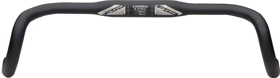 Full Speed Ahead NS Adventure Drop Handlebar - Aluminum 31.8mm 42cm Black