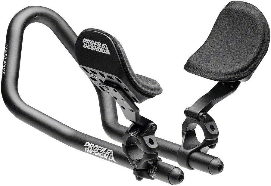 Profile Design Airstryke II Aluminum Aerobar Ergo Armrest L2 Flip-Up Bracket Matte BLK