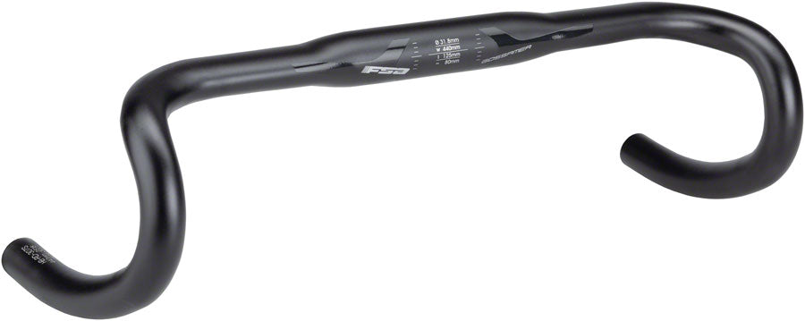 Full Speed Ahead Gossamer Compact Drop Handlebar - Aluminum 31.8mm 44cm BLK
