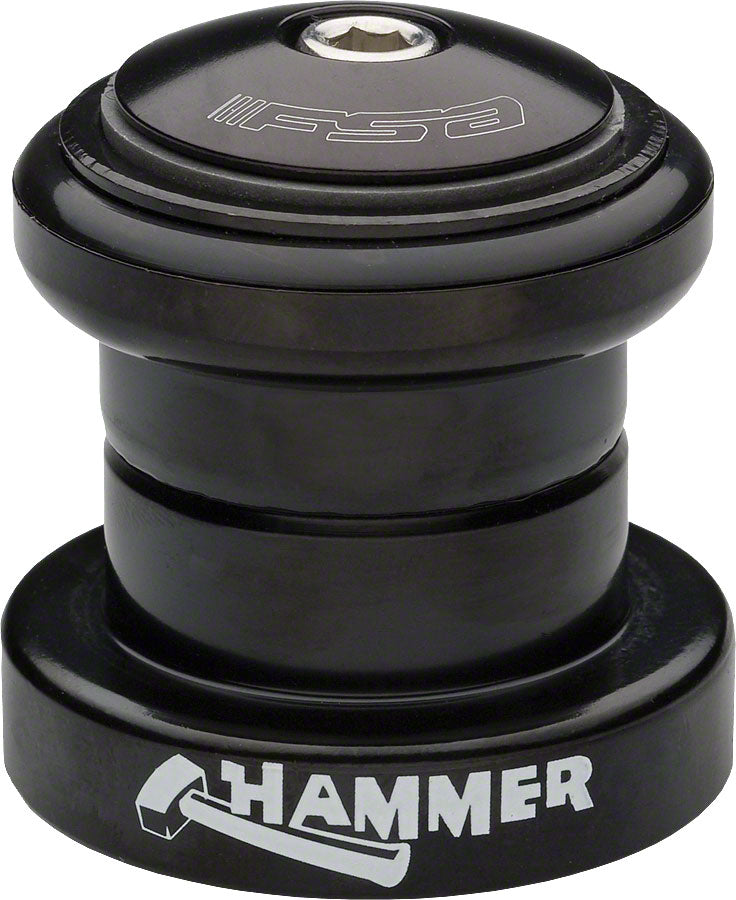Full Speed Ahead Hammer 1-1/8" Heavy Duty Threadless Headset Black
