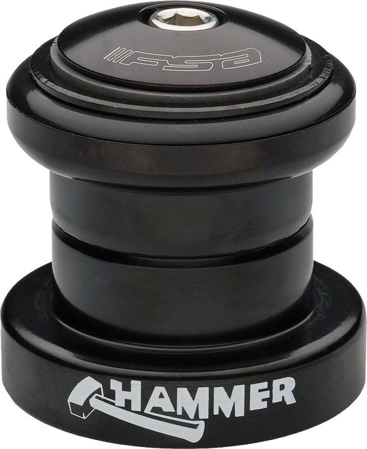 Full Speed Ahead Hammer 1-1/8" Heavy Duty Threadless Headset Black