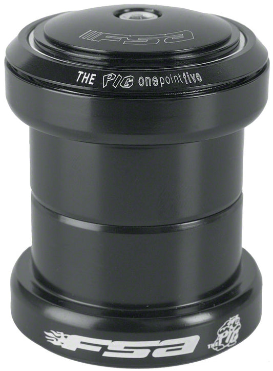 Full Speed Ahead Big Fat Pig 1.5" Threadless Headset Black