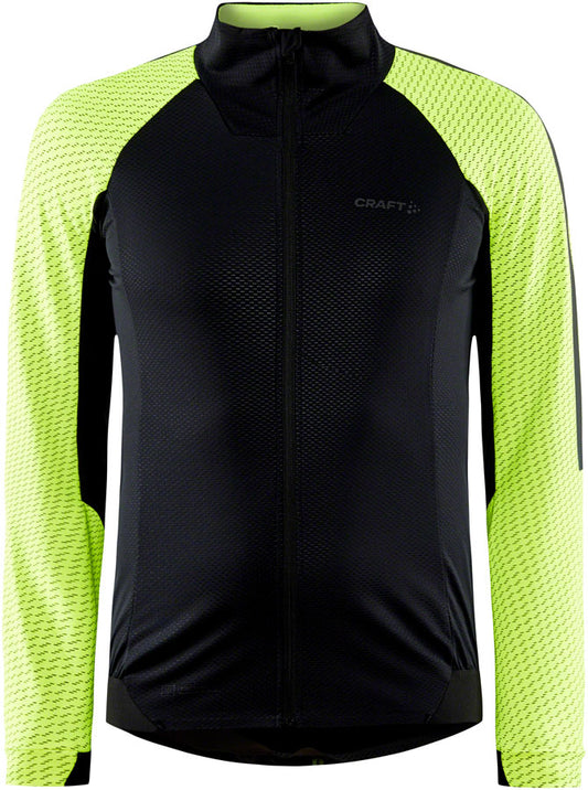 Craft ADV Bike Lumen Subz Jacket - Black/Flumino Mens Medium