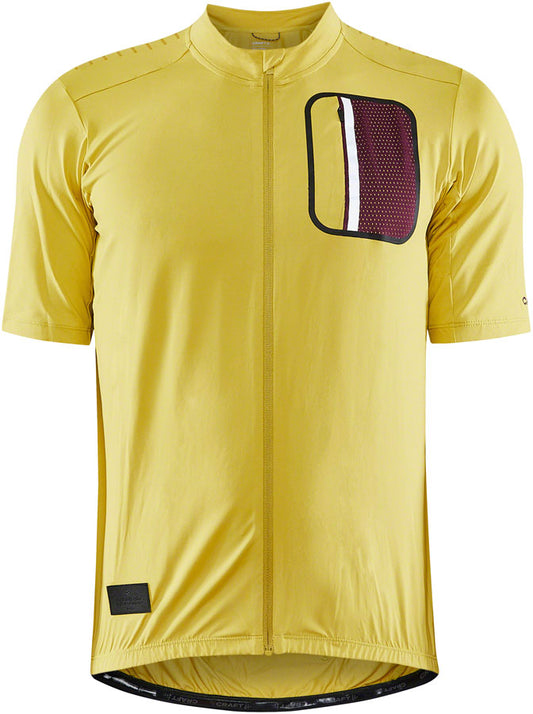 Craft ADV Offroad Jersey - Short Sleeve Cress/Burgundy Small Mens