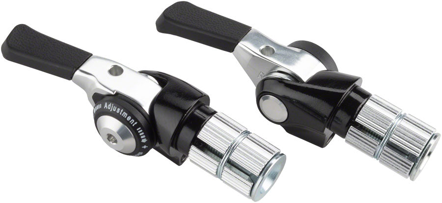 microSHIFT Bar End Shifter Set 8-Speed Road Double/Triple Shimano Compatible BLK