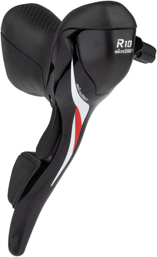 microSHIFT R10 Right Drop Bar Shift Lever - 10-Speed Shimano Compatible BLK
